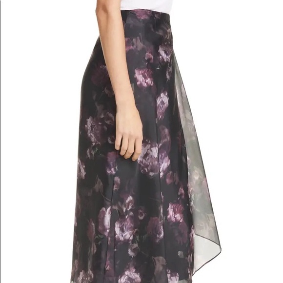 Vince Night Garden Handkerchief Drape Skirt - Picture 7 of 16